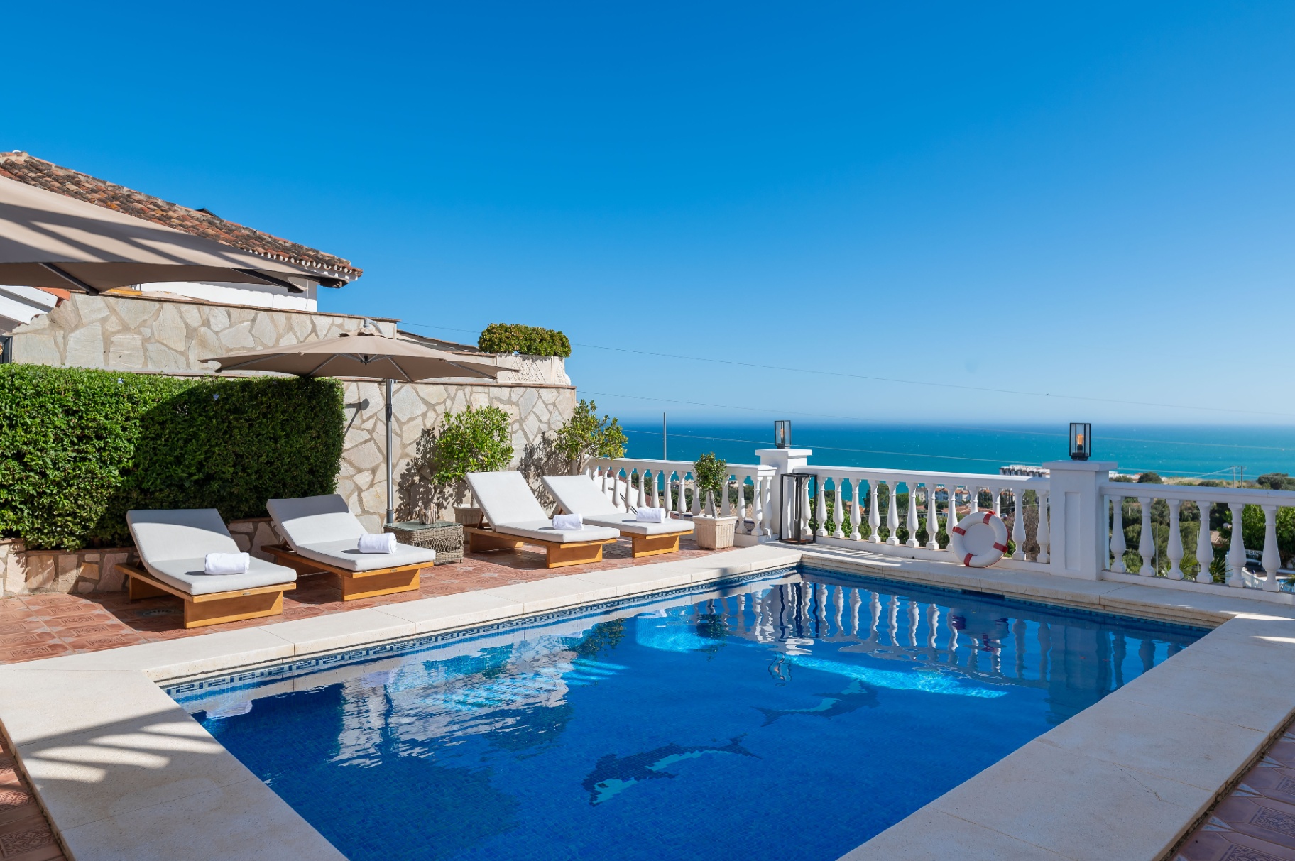 Villa BoraBora Spain met privézwembad en zeezicht